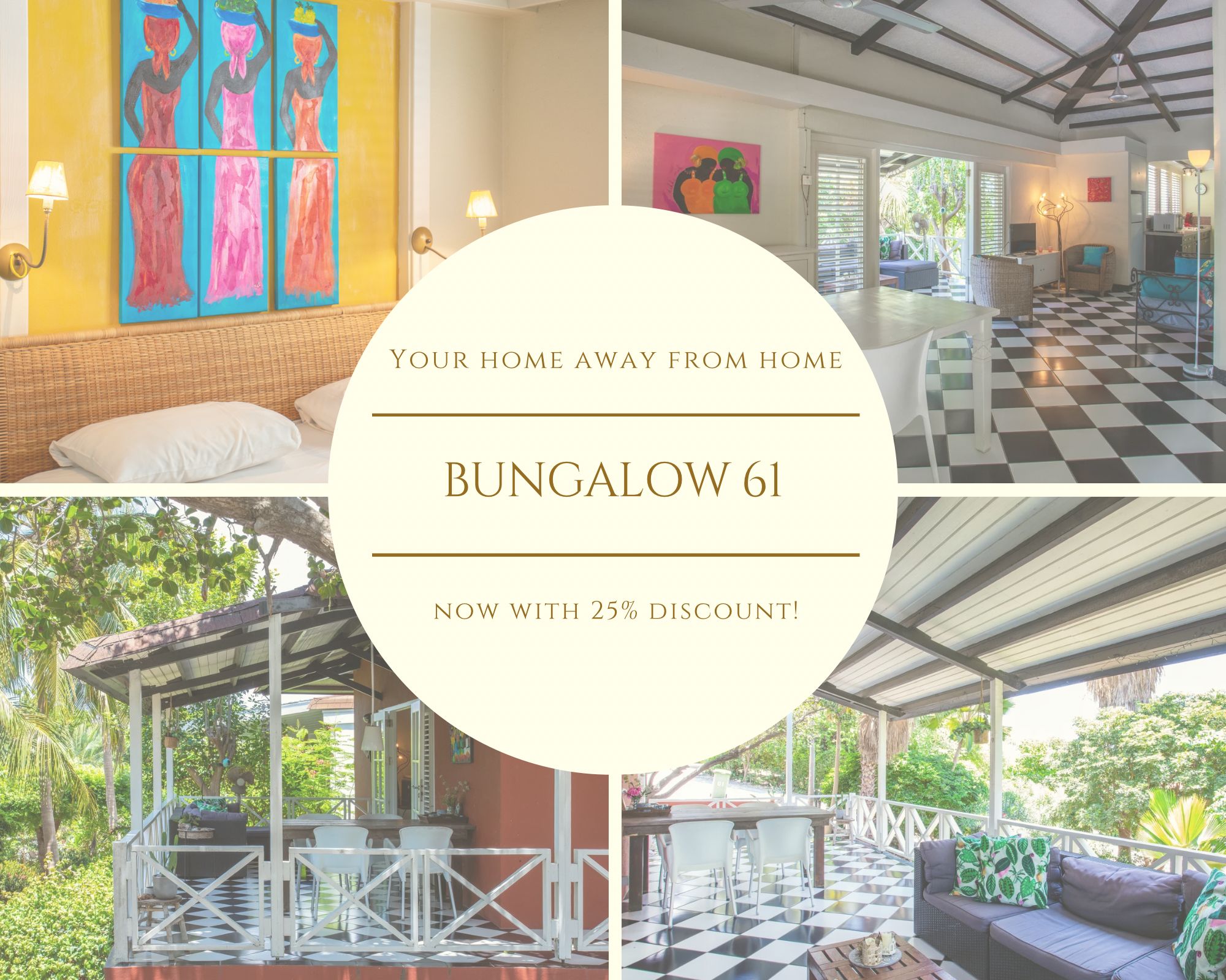 bungalow 61 korting 25%